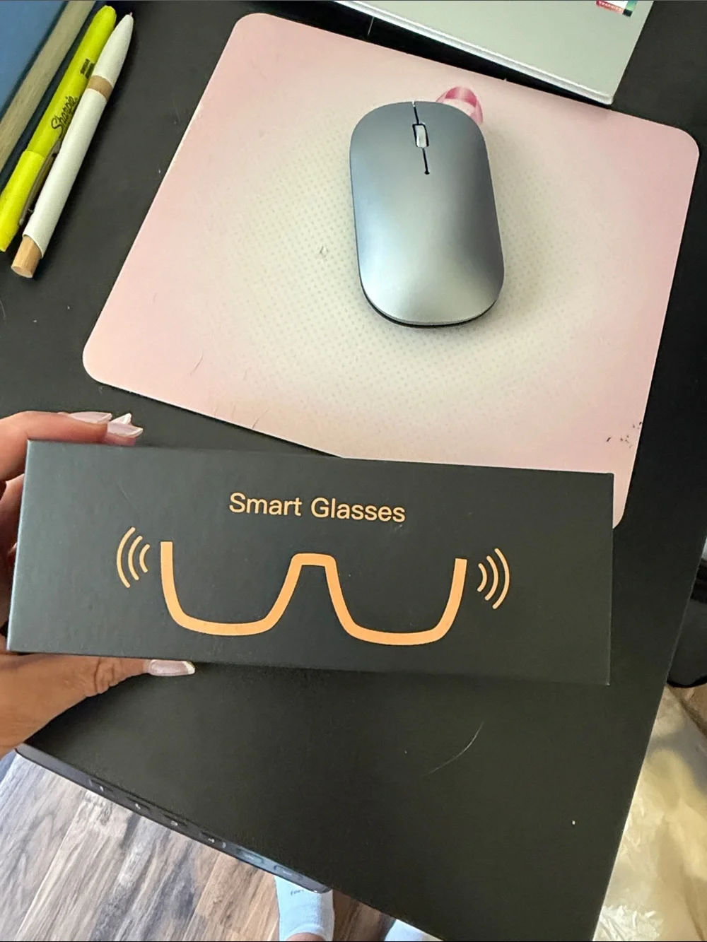 AI Smart Glasses with Camera, 4K POV Recording, Photochromic